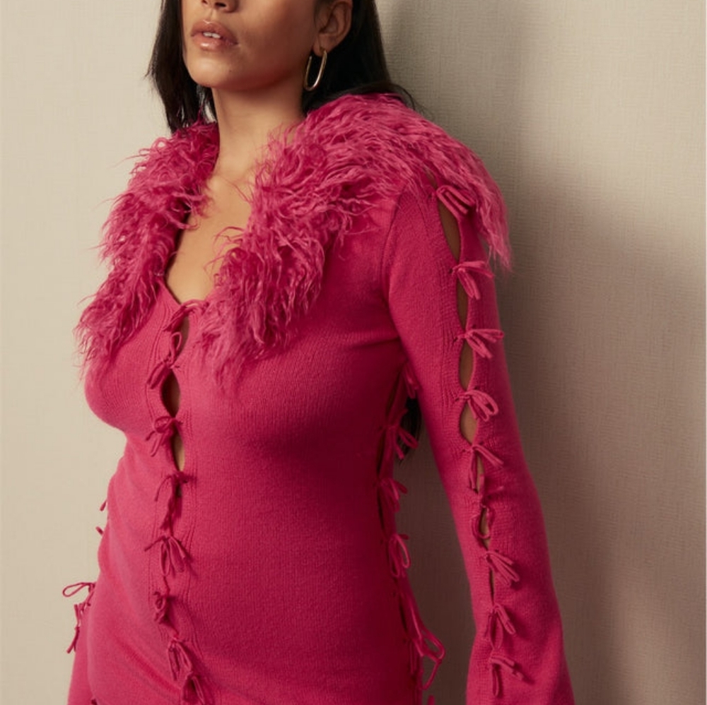 House of Sunny Laced Peggy Cardigan